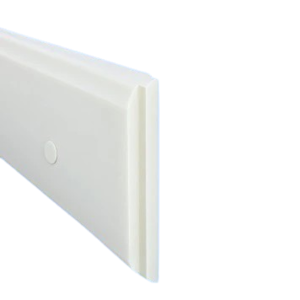 LISSE DE PROTECTION PEHD 2000X95X15 MM BLANC NATUREL